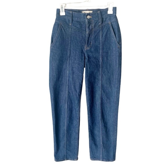 Madewell Jeans Women's 24 The Perfect Vintage Straight Jean Greenhaven Seamed - Picture 1 of 8
